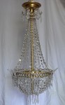 lustre montgolfiere a cristaux ref. 1138